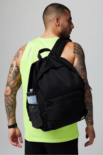 Fabletics Black Backpack with Neon Logo The Classic Backpack - Fabletics main image 3