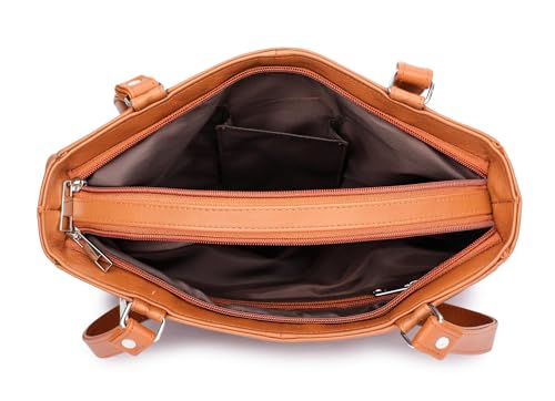 Image of K London Ladies Leather Handbag|Women's Handbag in Soft Leather - Womens Designer Shoulder Hand Bag - Medium Practical Size