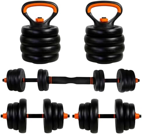 CCLIFE Mancuernas Ajustables Pesas y con Pesas Barra y Discos 20/...