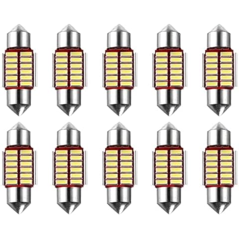 31mm Festoon LED Car Bulb, 10 Pcs Cover