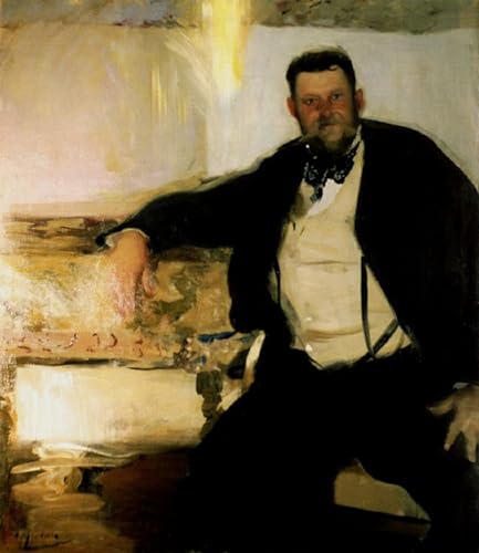 Cuadro lienzos para sala de estar con el retrato Jan Stanislavskij de Alexander Murashko 60x90