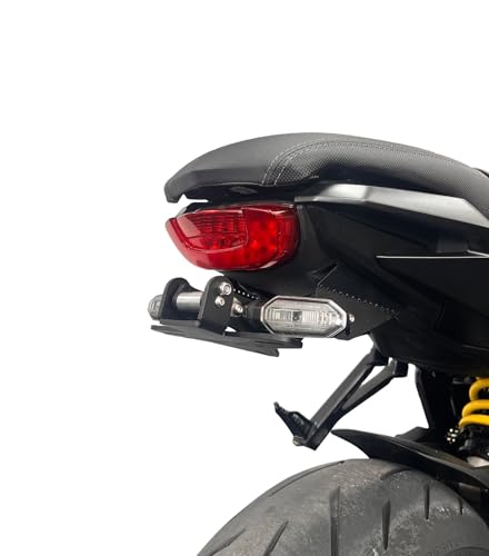 Support Plaque CB650R CBR650R Anti Vibration Réglable GREF contre Bavette Lourde - 2
