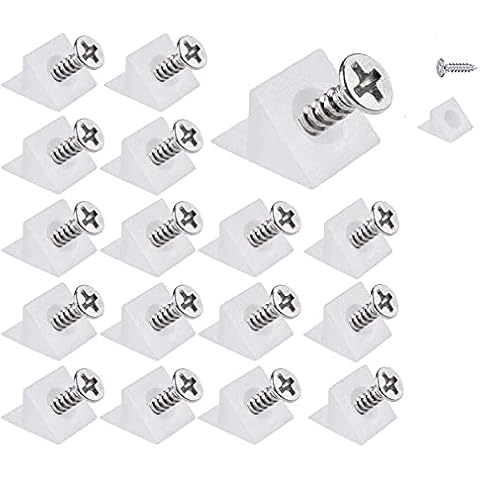 100Stück Keile Kunststoff Rückwandverbinder, Schubladen Keile Cover