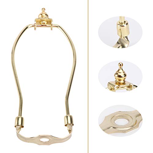 PIXNOR Lâmpada Titular Harpa 6 Polegadas Chifre Quadro Suporte Abajur de Metal para Serviço de Mesa