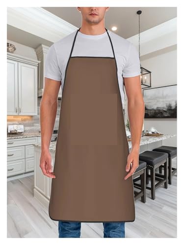 Tablier imperméable anti-tache en polyester lavable pour la cuisine - 2