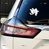 Adesivo in vinile con mappa dell'Azerbaigian, confezione da 2, colore bianco, 10,2 cm, per auto, barca, laptop, tazza, senza sfondo, fustellato