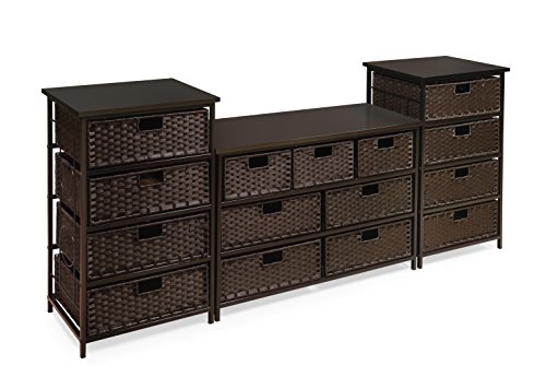 Badger Basket 76015 August Collection Woven Seven Drawer Wide Toy Storage Unit thumb #7