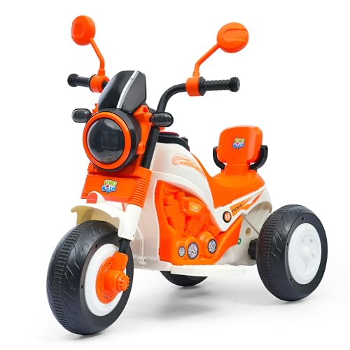 Image of PRO KIDS S500 Rechargeable Electric Kids Bike with Bluetooth, USB, AUX, Music & LED | Ride-On Bike for Boys & Girls (1.5-4 Years) | 6V Battery Powered | Foot Accelerator