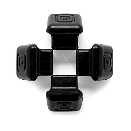 Camco 43660 Replacement Rubber Feet for Adjustable Height Aluminum Platform Step, 4 Pack