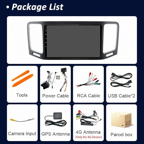 Pantalla Carplay para VW Sharan 2012-2018, Android Auto inalámbrico, 4G+64G 7