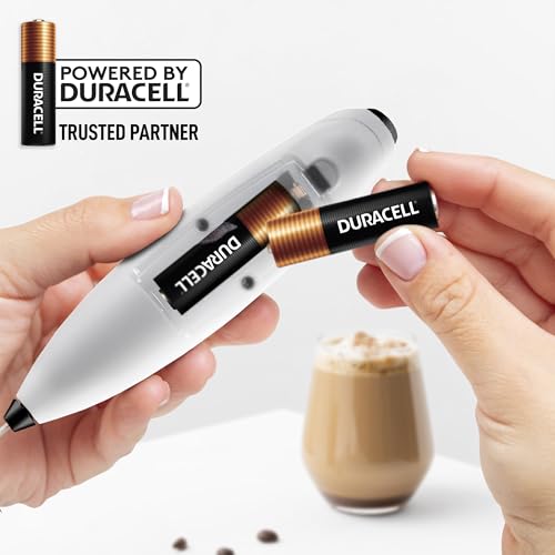 image for Zulay Kitchen Patented Tornado Triple Whisk Milk Frother with 4 Durace