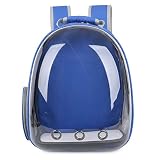 [Diseño Transparente] - diseño de la cápsula transparente, de 360 ​​grados turismo, ventana transparente puede ayudar a aliviar la ansiedad de sus amigos encantadores, que disfruten del paisaje al aire libre.correa de hombro ajustable le hace fácil de llevar.