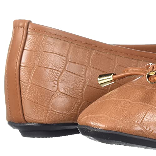 Image of Max Solid Bow Detail Ballerinas