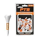 Pride Performance Professional Tee System Plastic Golf Tees (Pack of 30), 1 2-Inch