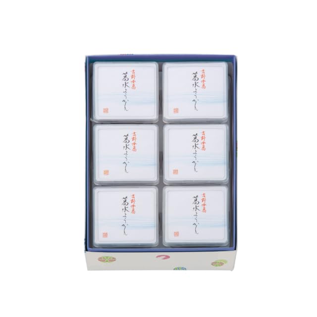 Amazon.co.jp: 清閑院せいかいん 和菓子ギフト吉野本葛 葛水ようかん 6