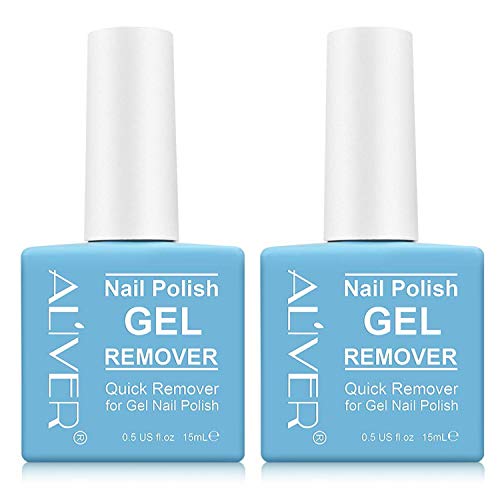 2 Pack Gel Nail Polish Remover, Professional Removes Soak-Off Gel Nail Polish in 3-5 Minutes, Easily & Quickly, Don t Hurt Your Nails, No Need For Foil, Soaking Or Wrapping - 15ml
