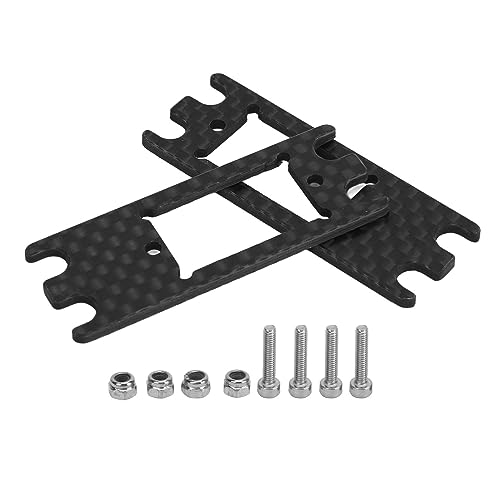 Plaques adaptateur servo RC carbone pour VS4 10 en franchissement