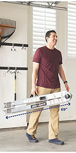 Murphy Ladders, ML9, 9ft Height 12ft Reach, Aluminum, Type IAA, 375lbs Weight Rating