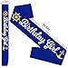 JXYCBZYing Nautical Birthday Girl Sash, Navy Blue Birthday Sash with Glitter Gold Silver Printing for Women or Girls Boat Party Decorations, Sweet 16, 18th 21st 30th 40th 50th or Any Other Bday Party