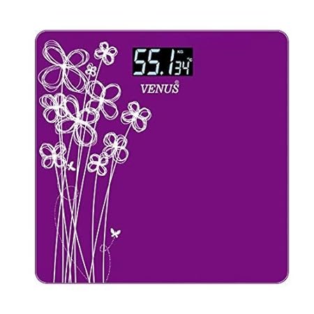 Venus EPS-2001 Electronic Digital LCD Body Fitness Weighing Machine (Purple)