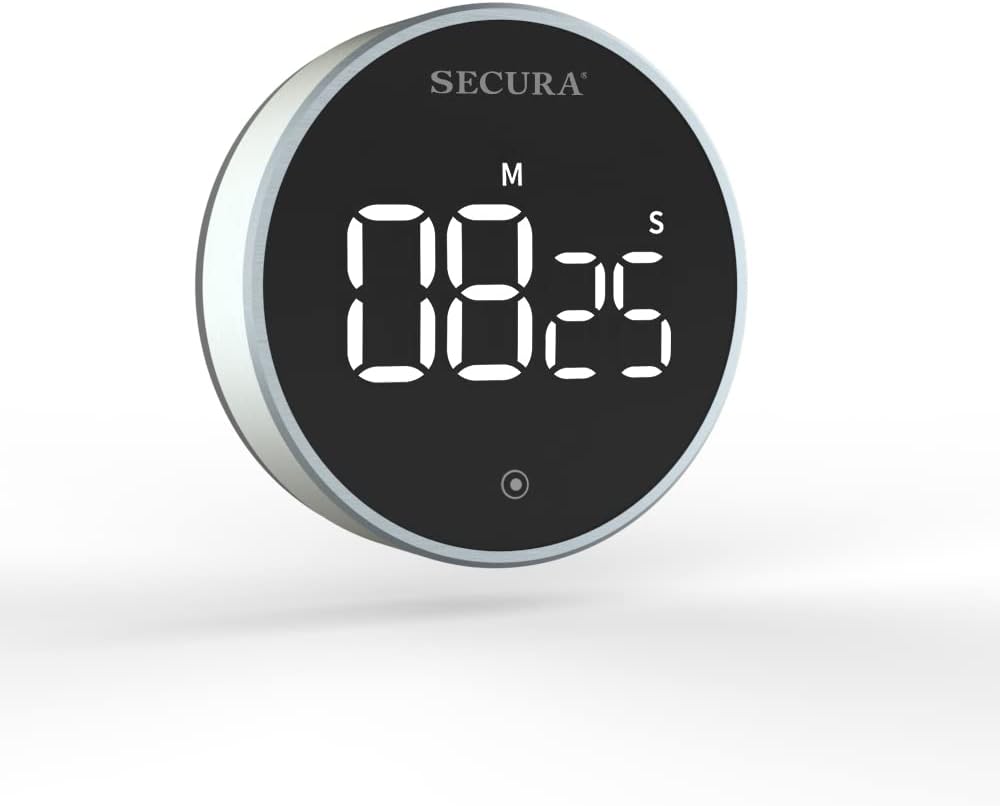 Secura Digital Kitchen Timer, Countdown Countup