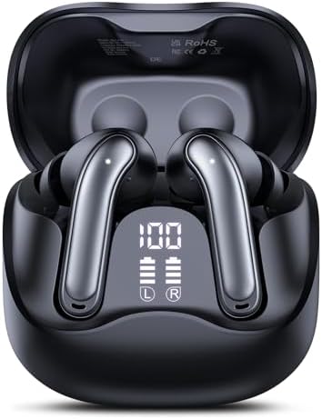 Auriculares Inalámbricos Cancelación de Ruido Hctiva Híbrida, 6 M...