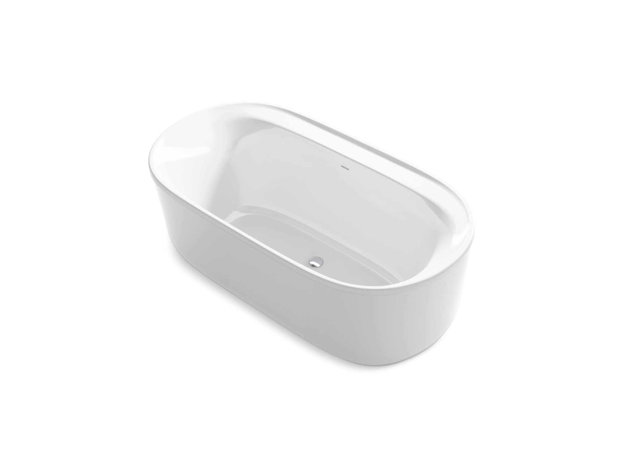 KOHLER 95334-0 Spectacle 65-3/4-Inch x 34-Inch Oval Freestanding