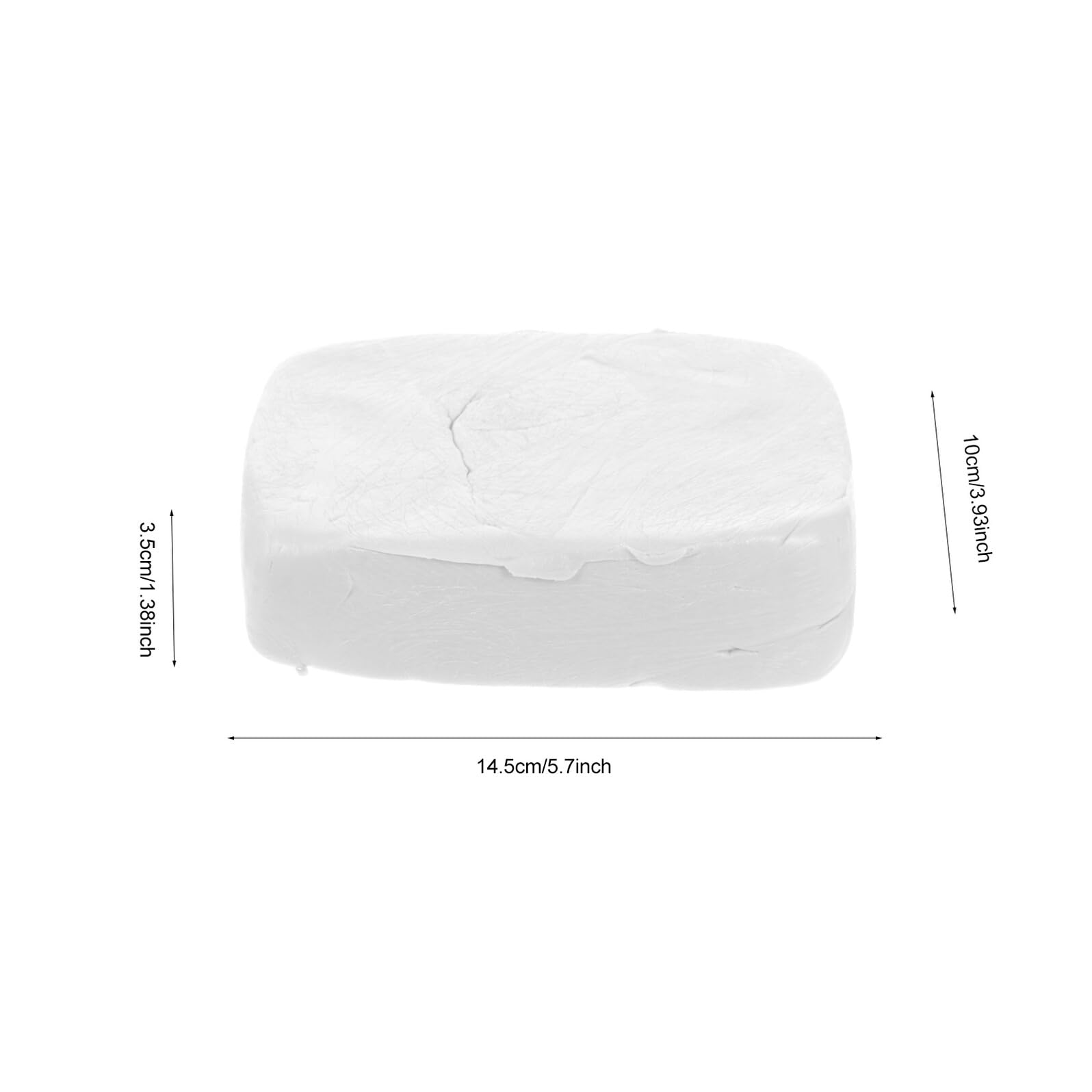 Pâte Polymère en Argile Naturelle Multi-usages Blanche Facile à Transporter pour Artisanat DIY Créatif Adaptée aux Garçon et Filles et Amateurs
