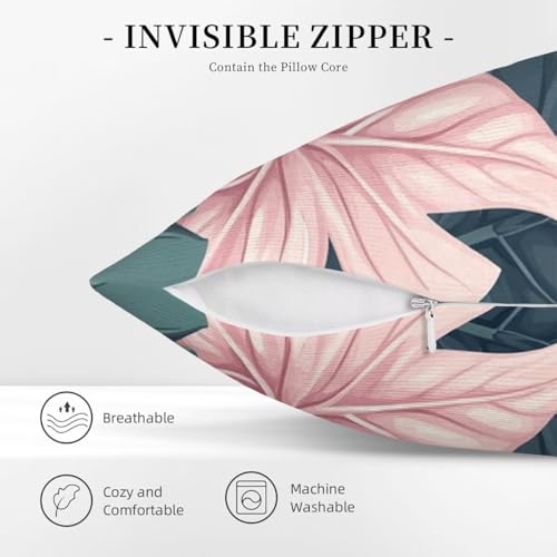 Housse de coussin décoratif avec fermeture éclair invisible - 4
