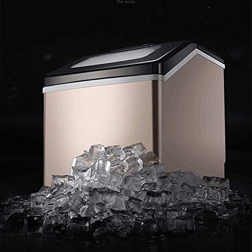 Fabricadora de hielo de mostrador, 12 cubos de hielo listos en 7-15 minutos, tanque de agua de 2,2 litros y cuchara para hielo, máquina para hacer hielo para uso doméstico miniatura 3