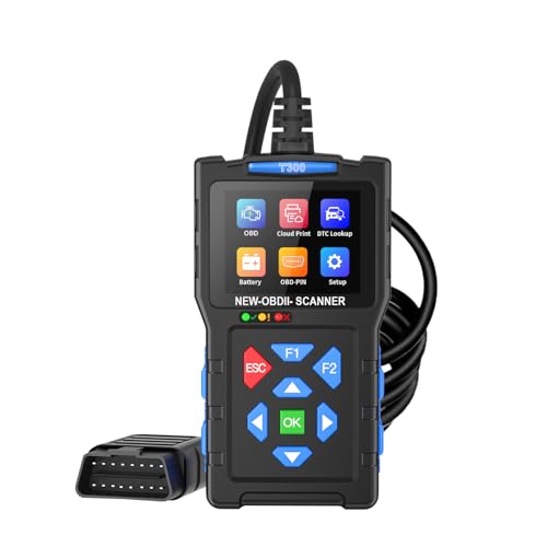 Genossen 0BD2 Diagnosegerät, T300pro Auto Diagnosegerat, OBD Auto Motor Fehlerauslesegerät, KFZ Auslesegerät mit Vollständigen OBDII Funktionen, Motor Scanner für BMW VW Mercedes Alle OBDII Fahrzeugen Genossen 0BD2 Diagnosegerät, T300pro Auto Diagnosegerat, OBD Auto Motor Fehlerauslesegerät, KFZ Auslesegerät mit Vollständigen OBDII Funktionen, Motor Scanner für BMW VW Mercedes Alle OBDII Fahrzeugen