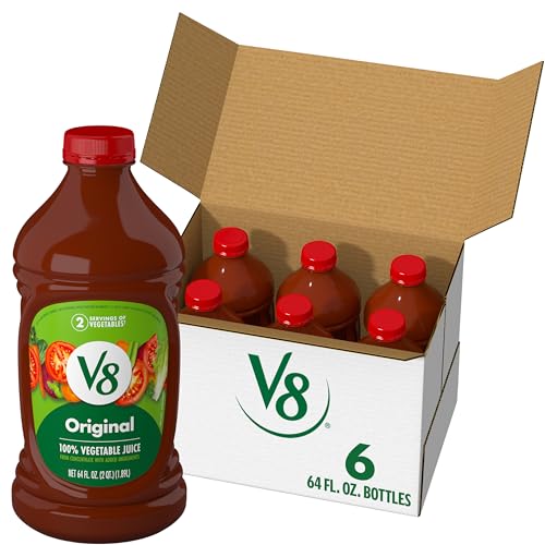 V8 Original 100% Vegetable Juice, Vegetable Blend with Tomato Juice,