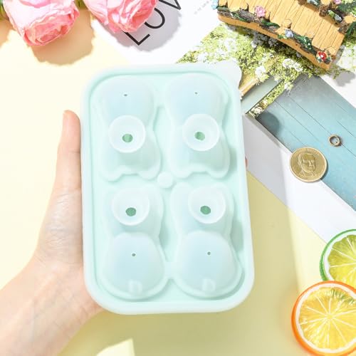 Molde de hielo de silicona con forma de bulldog miniatura 4