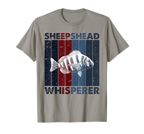 Fish Dad Mom Whisperer – Vintage-Schafel-Angeln T-Shirt