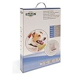 PetSafe - Aluminium Haustiertür - Robuster Rahmen, Wetterfestes Dichtungsprofil, Einfache DIY-Montage - Groß