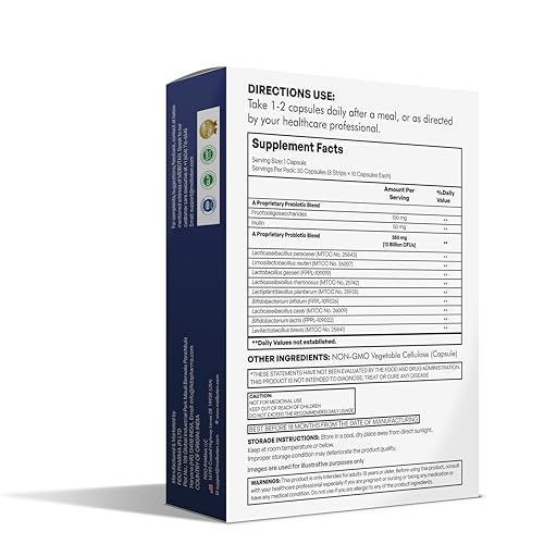 Image of Keraserene Probiotics Hair Care Supplements | Scientifically Designed by CSIR-IMTECH | For Hair Care - 30 Veg Capsule (Pack of 3x10) Men & Women