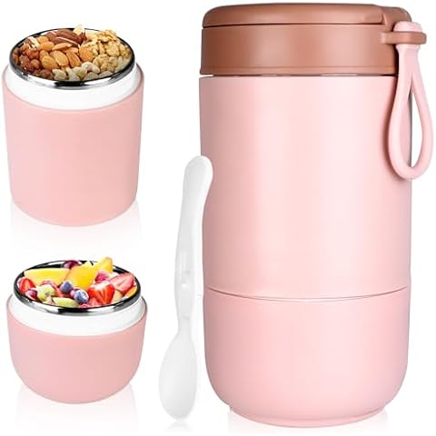 JOLIGAEA Tasse à Céréales Isotherme 800ML Cover
