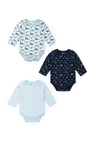 MONICA + ANDY Baby Organic Long Sleeve Jack and Jill Bodysuit