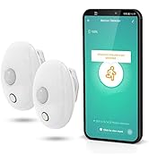 Ecoey Motion Sensor, WiFi Wireless Motion Detector (Battery Include) with Pyroelectric Sensor for...