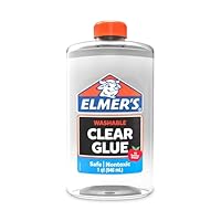 Elmer's Slime Liquid PVA Glue, Great for Making Slime, Washable, (2024691), 946ml, Clear