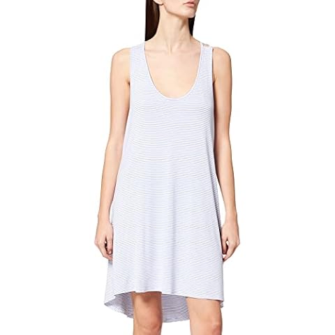 Iris & Lilly Camisón sin Mangas Mujer Azul Rayas Cover