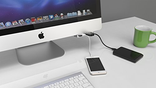 Sabrent Premium 4 Port Aluminum Usb 3.0 Hub For Imac Slim Unibody (Hb-Imcu) #TOP2