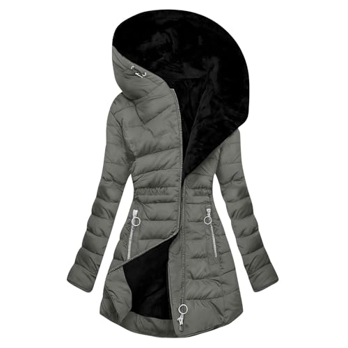 Veste longue polaire femme doublée et chaude du S au 3XL