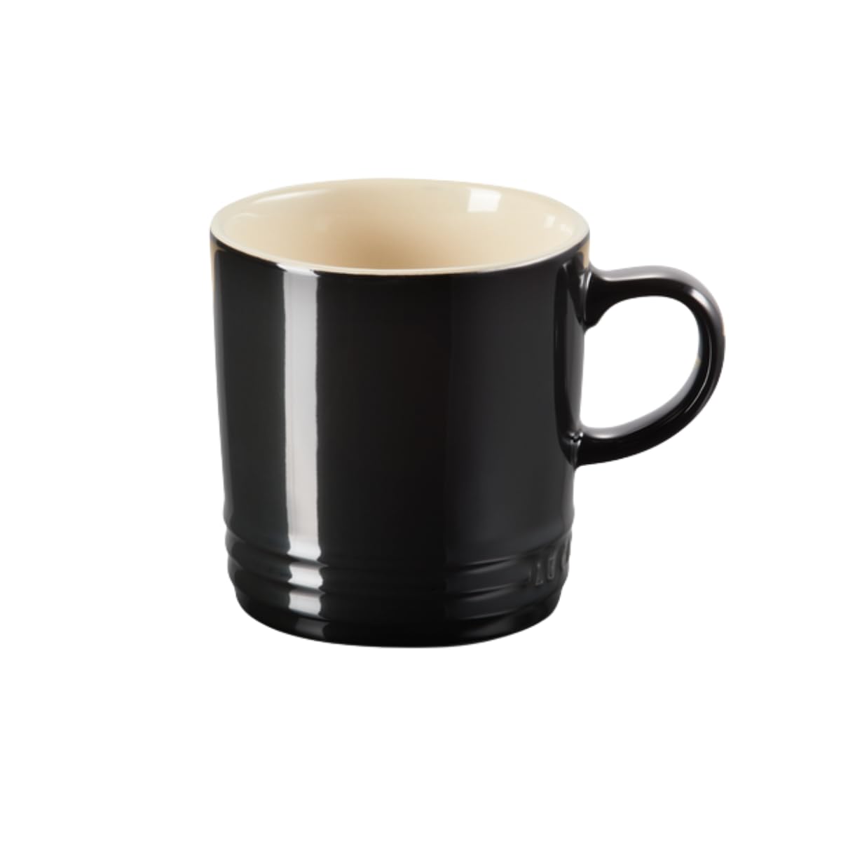 LE CREUSET Stoneware Cappuccino Mug, 200 ml, Black Onyx, 70303201400099