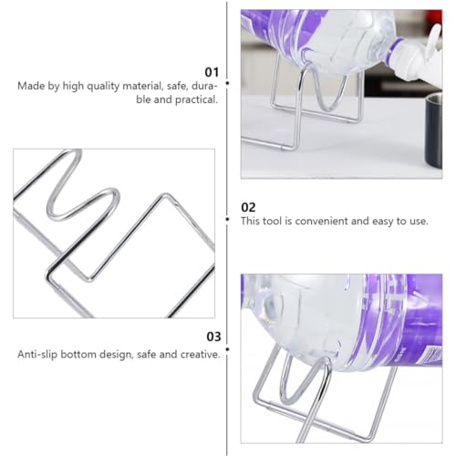Support pour carafe d'eau 5l anti-versement en acier inoxydable stable - 7