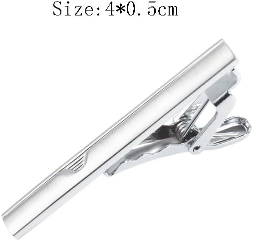 Electroplated Wire Wrapped Three Dimensional Short Tie Clip Casual image 4
