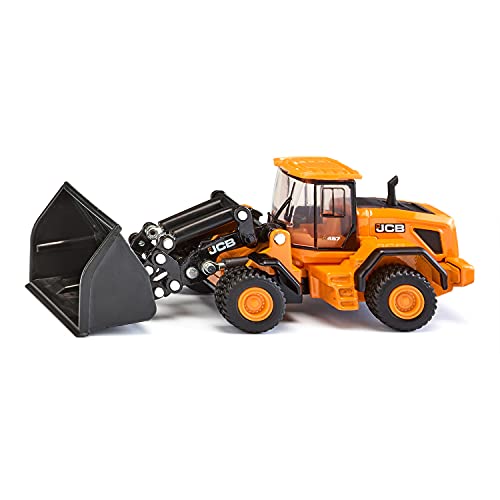 siku 1789, JCB 457 Carregador de rodas, 1:87, metal/plástico, amarelo/preto, junta articulada, pala móvel