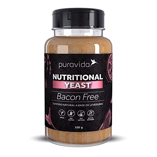 Nutritional Yeast Bacon Free Levedura Nutricional Tempero Natural 120g - Puravida