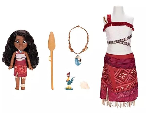 Disney Moana 2 Ultimate Moana Doll & Dress Up Set, Includes Doll, Outfit, Accessories by Disney - Used condition - US$50.68