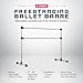 VITA Barre Portable Freestanding Double Ballet Barre, Prodigy, 5 Ft Bars, Satin Silver | Adjustable Height, USA Made, Home or Gym Exercise Equipment for Kids & Adults | Dance, Fitness, Pilates